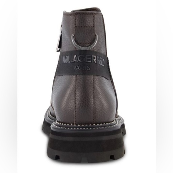 Karl Lagerfeld Pebbled Leather Chelsea Boot size 8.5 - Picture 3 of 6